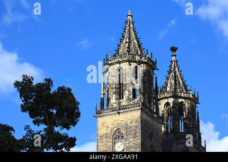 Magdeburg è una città della Sassonia-Anhalt Foto Stock