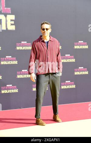 Ryan Reynolds bei der Premiere DEADPOOL and WOLVERINE a Berlino AM 06.07.2024 *** Ryan Reynolds alla prima DEADPOOL and WOLVERINE a Berlino il 06 07 2024 Foto Stock