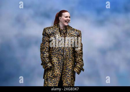 REGNO UNITO. 7 luglio 2024. LONDRA, INGHILTERRA - LUGLIO 07: Anne-Marie si esibisce al British Summertime, Hyde Park il 7 luglio 2024 a Londra, Inghilterra. CAP/Mar © Mar/Capital Pictures credito: Capital Pictures/Alamy Live News Foto Stock