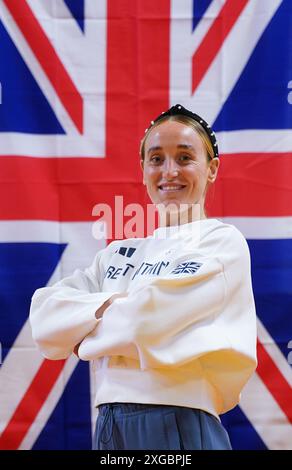 Lucy Renshall presso la British Judo Association presso il Walsall Campus dell'Università di Wolverhampton. Data foto: Lunedì 8 luglio 2024. Foto Stock