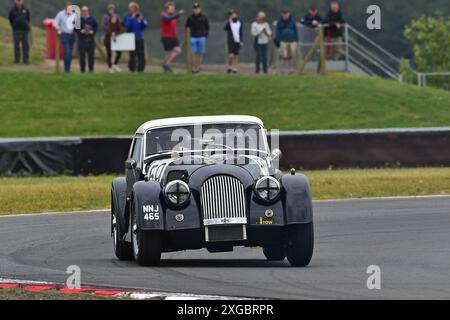 Sharlie Goddard, Morgan +4, un evento che presenta due categorie distinte, HRDC Dunlop Allstars per vetture sportive, GT e Touring pre-1966. L'Allstars Re Foto Stock