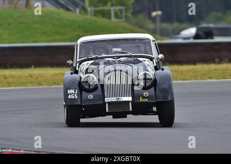 Sharlie Goddard, Morgan +4, un evento che presenta due categorie distinte, HRDC Dunlop Allstars per vetture sportive, GT e Touring pre-1966. L'Allstars Re Foto Stock