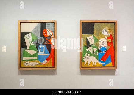 Spagna, Catalogna, Barcellona, quartiere nato (città vecchia), il museo Picasso, Las Meninas (Isabel de Velasco, Maria Bàrbola e Nicolasito Pertusato) Foto Stock