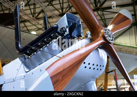 Regno Unito, Middlesex, Hendon, il Royal Air Force Museum, la sala della prima guerra mondiale Foto Stock