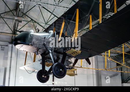 Regno Unito, Middlesex, Hendon, il Royal Air Force Museum, la sala della prima guerra mondiale Foto Stock