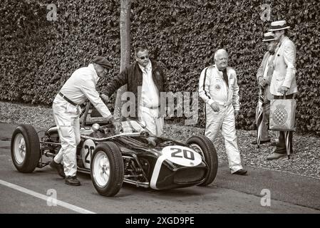 Ex Stirling Moss Rod Walker loto 18 al Goodwood Revival Foto Stock