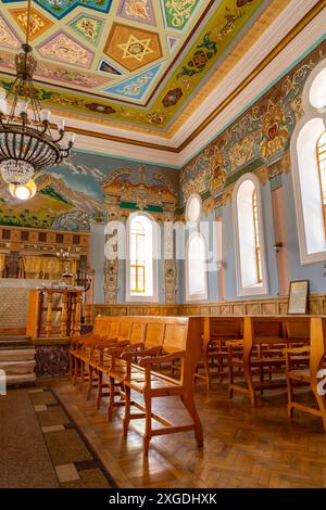 La sinagoga Kutaisi è una congregazione e sinagoga ebraica, situata in via Boris Gaponov a Kutaisi, Georgia. Foto Stock