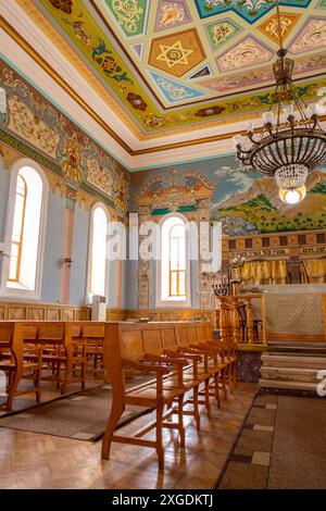 La sinagoga Kutaisi è una congregazione e sinagoga ebraica, situata in via Boris Gaponov a Kutaisi, Georgia. Foto Stock