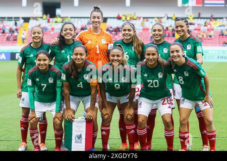 Paola Chavero, Samantha Lopez, Bridgette Marin, Anette Vazquez, Alexia Villanueva, Daniela Delgado, Natalia Mauleon, Jana Gutierrez, Daniela Monroy, G. Foto Stock