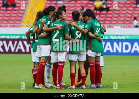 Paola Chavero, Samantha Lopez, Bridgette Marin, Anette Vazquez, Alexia Villanueva, Daniela Delgado, Natalia Mauleon, Jana Gutierrez, Daniela Monroy, G. Foto Stock