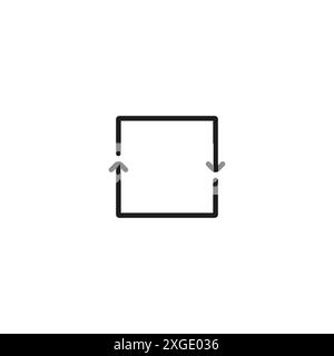 Icona Ripeti, simbolo del loop. Design semplice e piatto isolato su sfondo bianco per applicazioni Web o mobili Illustrazione Vettoriale