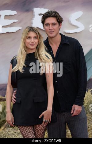 Londra, Regno Unito. 8 luglio 2024. Nel Tiger Free e Isaac Carew arrivano alla prima europea di Twisters, Cineworld, Leicester Square. Crediti: Doug Peters/EMPICS/Alamy Live News Foto Stock