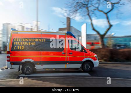 Servizio di soccorso dei vigili del fuoco Foto Stock