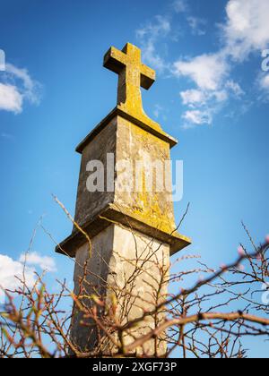 Croce religiosa in Burgenland Foto Stock