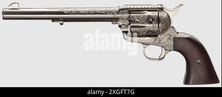 Armi leggere, revolver, revolver Colt Single Action Army 1873, calibro .45, RILASCIATO IN PROPRIETÀ Foto Stock