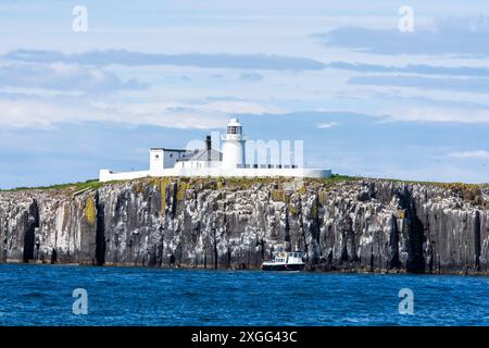 Faro interno di farne nelle Isole farne, Northumberland Foto Stock