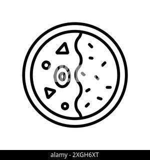 Set di logo vettoriali icone Kare raisu o gruppo di pacchetti Illustrazione Vettoriale