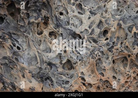 Struttura tefrare frastagliata, Craters of the Moon, Idaho Foto Stock