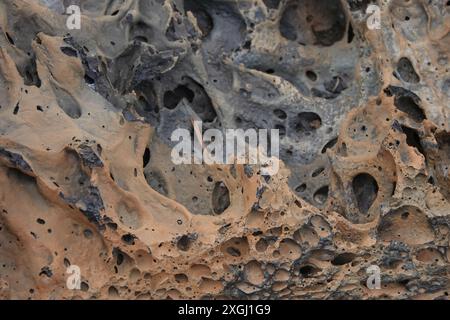 Struttura interna di tefra, crateri della Luna, Idaho Foto Stock