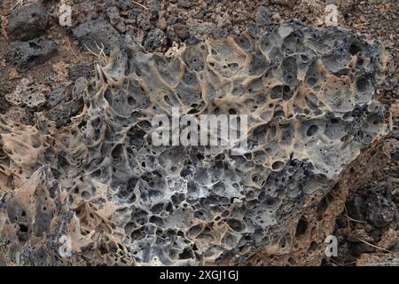 Tefra rotta, crateri della Luna, Idaho Foto Stock