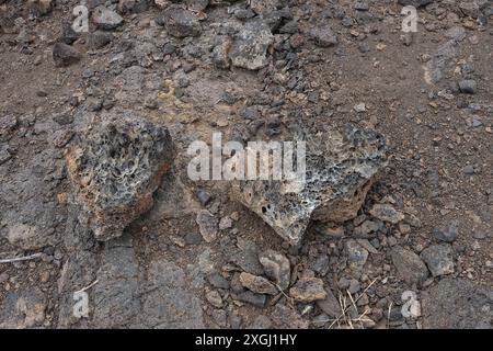 Tefra, largo. Crateri della Luna, Idaho Foto Stock