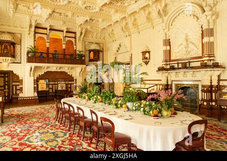 Isola di Wight Osborne House Isola di Wight East Cowes Isola di Wight Inghilterra Regno Unito GB Europa - Interior Royal Apartments India Styled Durbar Room Foto Stock