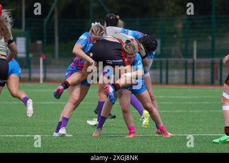 Cardiff Demons contro Army Rugby League, 6 luglio 2024, Cardiff Foto Stock