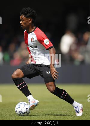 DORDRECHT - Jaden Slory del Feyenoord durante l'amichevole tra FC Dordrecht e Feyenoord allo stadio M-Scores il 6 luglio 2024 a Dordrecht, nei Paesi Bassi. ANP | Hollandse Hoogte | BART STOUTJESDIJK Foto Stock