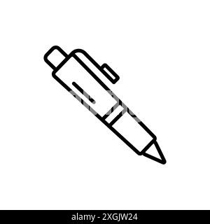 Insieme di logo vettoriali dell'icona della penna per l'interfaccia utente dell'app Web Illustrazione Vettoriale