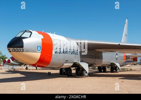 Boeing B52A bombardiere Stratofortress SAC dal 1952 al Pima Air & Space Museum di Tucson, Arizona, USAUSA Foto Stock