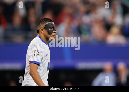 Amburgo, Germania. 5 luglio 2024. Kylian Mbappe (Francia) visto durante la partita di UEFA Euro 2024 tra le squadre nazionali di Portogallo e Francia al VolksparkStadium. (Portogallo vs Francia - 3:5 dopo le penalità) credito: SOPA Images Limited/Alamy Live News Foto Stock