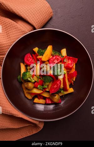 Sabji, stufato di verdure, indiano, fatto in casa, niente gente Foto Stock