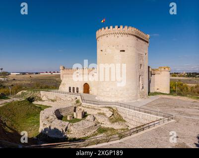 Castello di Arevalo, conosciuto come il Castello della Zuniga, XV secolo, Arevalo, provincia di Avila, Spagna Foto Stock