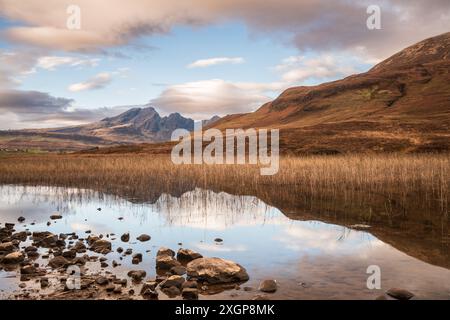 Loch Cill Chriosd, Isola di Skye Foto Stock