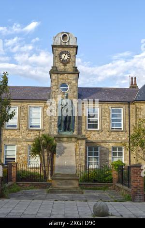 Statua di Charles Stewart Vane Tempest Stewart, Marchese di Londonderry, Seaham, Contea di Durham, Inghilterra Foto Stock