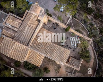 Santuario di consolazione, Alqueria Blanca, Santanyí, Maiorca, Isole Baleari, Spagna Foto Stock