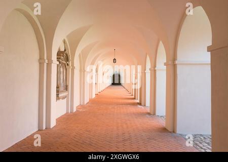 21 04 23; Swieta Lipka policromia colorata nel Santo Santuario di Santa Maria Basillica dedicato alla Beata Vergine Maria Swieta Lipka. Polonia Foto Stock