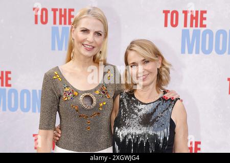 Tanja Buelter und Tina Ruland bei der 'to the Moon' Film Premiere AM 10.07.2024 a Berlino Foto Stock