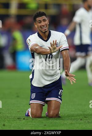 Dortmund, Germania. 10 luglio 2024. Jude Bellingham d'Inghilterra durante la semifinale dei Campionati europei UEFA al BVB Stadion di Dortmund. Il credito per immagini dovrebbe essere: Paul Terry/Sportimage Credit: Sportimage Ltd/Alamy Live News Foto Stock