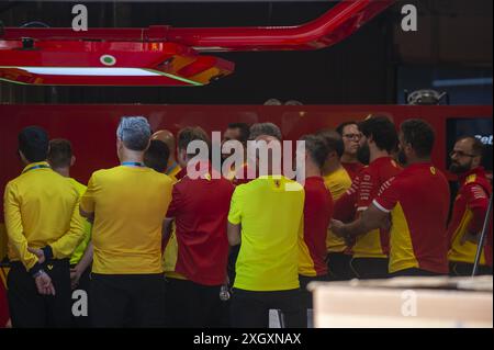 San Paolo, Brasile. 10 luglio 2024. SP - SAO PAULO - 10/07/2024 - FIA WORLD ENDURANCE CHAMPIONSHIP 6 ORE DI SAN PAOLO - Ferrari AF Corse team al circuito Interlagos foto: Anderson Romao/AGIF (foto di Anderson Rom&#xe3;o/AGIF/Sipa USA) credito: SIPA USA/Alamy Live News Foto Stock