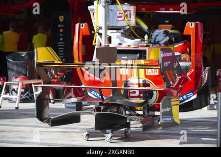 San Paolo, Brasile. 10 luglio 2024. SP - SAN PAOLO - 10/07/2024 - CAMPIONATO DEL MONDO ENDURANCE FIA 6 ORE DI SAN PAOLO - Ferrari AF Corse Team sul circuito Interlagos per la 6 ORE DI SAN PAOLO. Foto: Anderson Romao/AGIF (foto di Anderson Rom&#xe3;o/AGIF/Sipa USA) credito: SIPA USA/Alamy Live News Foto Stock