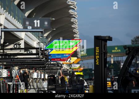 San Paolo, Brasile. 10 luglio 2024. SP - SAN PAOLO - 10/07/2024 - CAMPIONATO DEL MONDO ENDURANCE FIA 6 ORE DI SAN PAOLO - Box sul circuito Interlagos per la 6 ORE DI SAN PAOLO. Foto: Anderson Romao/AGIF (foto di Anderson Rom&#xe3;o/AGIF/Sipa USA) credito: SIPA USA/Alamy Live News Foto Stock