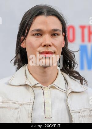 Berlino, Germania. 10 luglio 2024. Helge Mark sta arrivando alla prima tedesca del film "alla luna" al cinema Zoo Palast. Crediti: Jens Kalaene/dpa/Alamy Live News Foto Stock