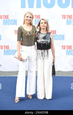 Tanja Buelter und Tina Ruland bei der Deutschlandpremiere von TO THE MOON im ZOO Palast di Berlino 10.07.2024 *** Tanja Buelter e Tina Ruland alla prima tedesca di TO THE MOON allo ZOO Palast di Berlino 10 07 2024 Foto Stock