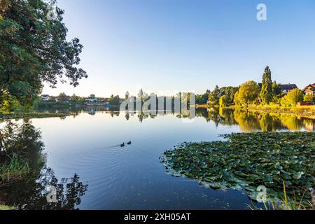 lago Juessee Herzberg am Harz Harz Niedersachsen, bassa Sassonia Germania Foto Stock