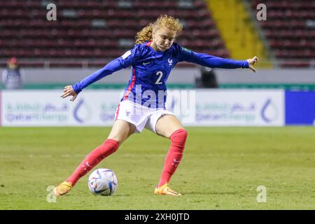 Celina Ould Hocine di Francia durante la partita di Coppa del mondo femminile FIFA U-20 Costa Rica Francia contro Canada il 14 agosto 2022. (Foto di: Martín Fonseca) Foto Stock