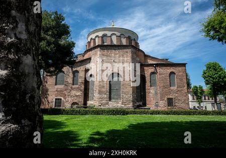 Chiesa bizantina Hagia Irene, Palazzo ITopkapı, stanbul, Turchia Foto Stock