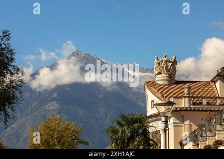 Centro termale a Merano, alto Adige Foto Stock