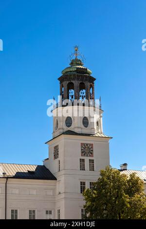 Carillon nella torre della nuova residenza di Salisburgo, Austria Foto Stock