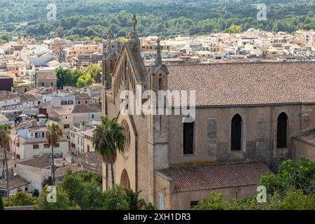 Chiesa parrocchiale di Transfiguracio del Senyor ad Arta, Maiorca Foto Stock